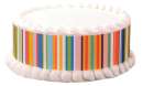 Happy Stripes Edible Icing Strips